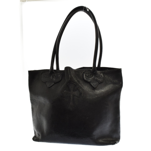 CHROME HEARTS クロムハーツ FS TOTE/FSトート クロスパッチ付きレザートートバッグ オールド