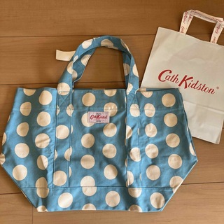 キャスキッドソン(Cath Kidston)の【お値下げ！新品タグ付】Cathkidston ビッグトート　ママバッグ　水玉(トートバッグ)