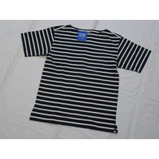 マッキントッシュ(MACKINTOSH)のマッキントッシュロンドン　高級半袖ボーダー柄カットソー 17,600円　紺/白　(Tシャツ/カットソー(半袖/袖なし))