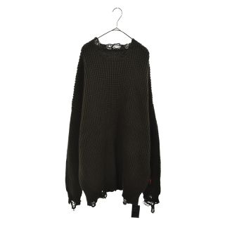 cvtvlist カタリスト Crash knit バックロゴダメージ加工オーバー