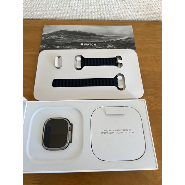 スマートフォン/携帯電話【極美品】Apple Watch Ultra 本体 ミッドナイトオーシャンバンド