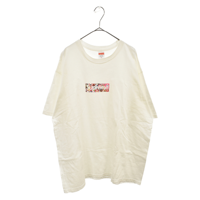 Supreme - SUPREME シュプリーム 20SS×Takashi Murakami COVID-19 Relief Box Logo Tee kaikai kiki カイカイキキフラワーボックスロゴ半袖Tシャツ ホワイト 村上隆