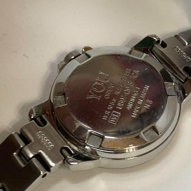 ORIENT(オリエント)の424A ORIENT オリエント レディース腕時計 電池交換済 シルバー文字盤 レディースのファッション小物(腕時計)の商品写真
