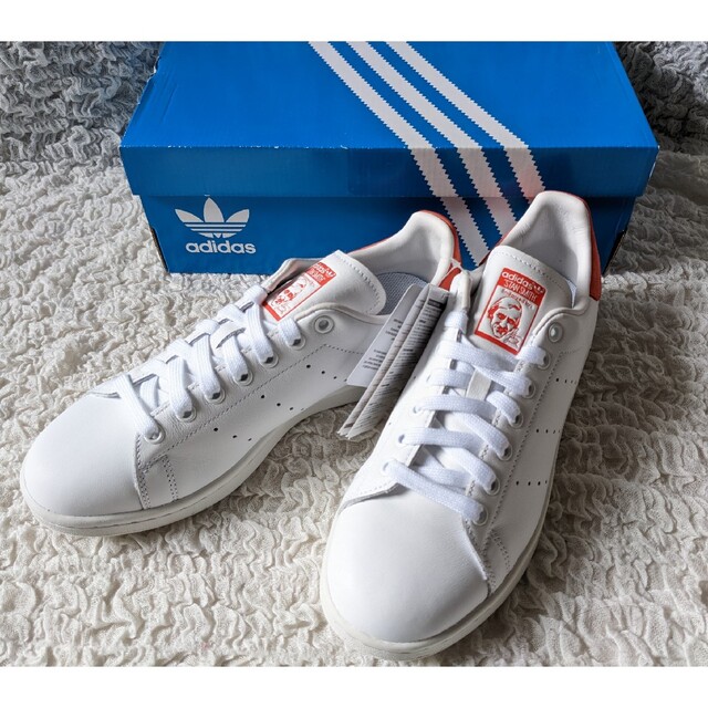 adidas(アディダス)のアディダス★スタンスミス BD8023 オレンジ 26.0cm 天然皮革★新品 メンズの靴/シューズ(スニーカー)の商品写真