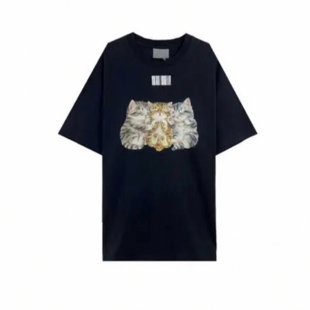 vetements VTMNTS cute cat Tシャツ - Tシャツ/カットソー(半袖/袖なし)