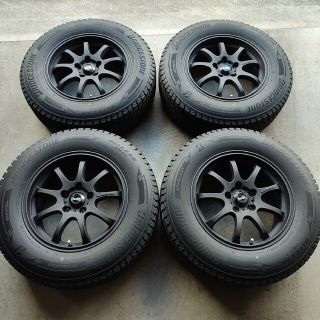 ブリヂストン(BRIDGESTONE)のブリザックDM-V3 215/70/16 LMSPORT マットブラック 4本(タイヤ・ホイールセット)