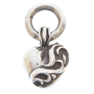 クロムハーツ(Chrome Hearts)のCHROME HEARTS クロムハーツ HEART CHARM/ハートチャーム ネックレストップ シルバー(ネックレス)