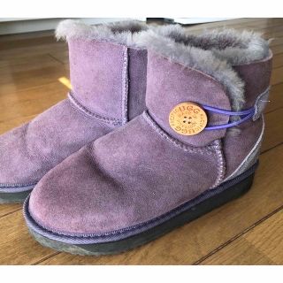 アグ(UGG)の【リナ様専用】UGG  ムートンブーツ　パープル(ブーツ)