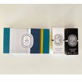 ディプティック(diptyque)のディプティック diptyque 香水 試用見本 2ml 2本 ＆ マッチ(サンプル/トライアルキット)