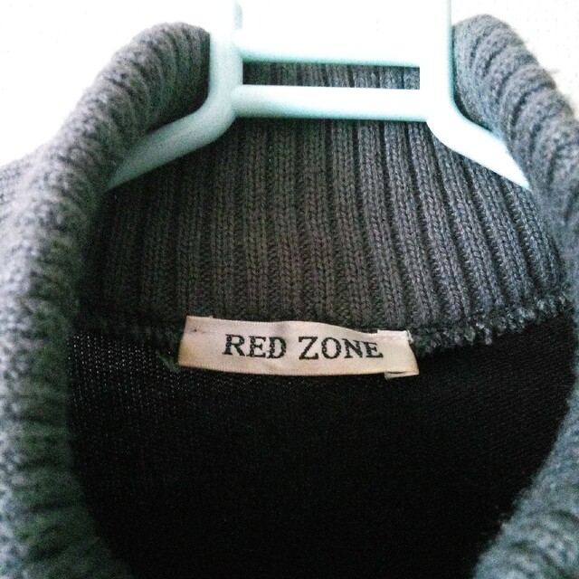 【RED ZONE】パンクロック系★黒色×灰色のジャケット