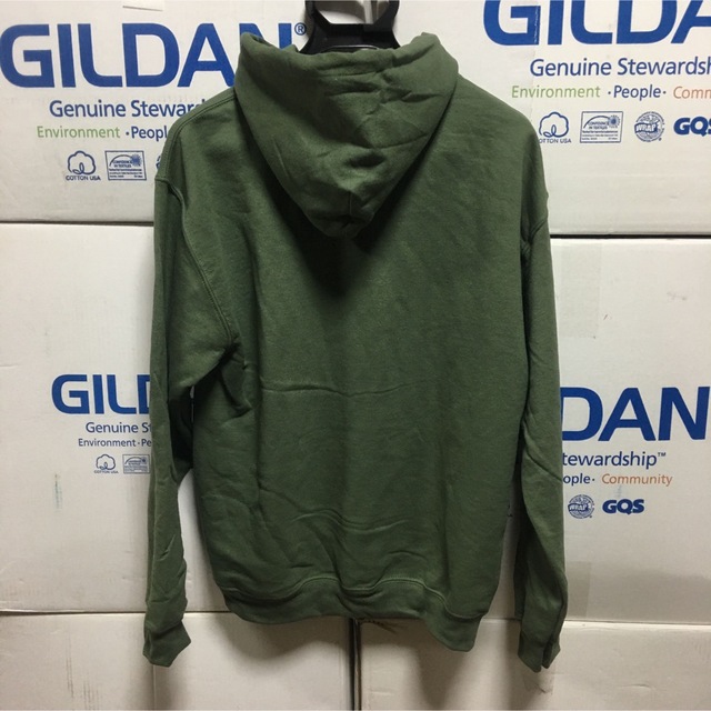 GILDAN(ギルタン)のGILDANギルダンのパーカー@@ミリタリーグリーン★XLサイズ@ メンズのトップス(パーカー)の商品写真