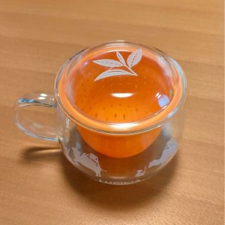 ルピシア(LUPICIA)のルピシア 茶こしマグモンポット オレンジ(グラス/カップ)