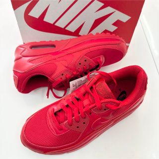 ナイキ(NIKE)のナイキ　AIR MAX 90 エアマックス90 レッド　新品　26cm(スニーカー)