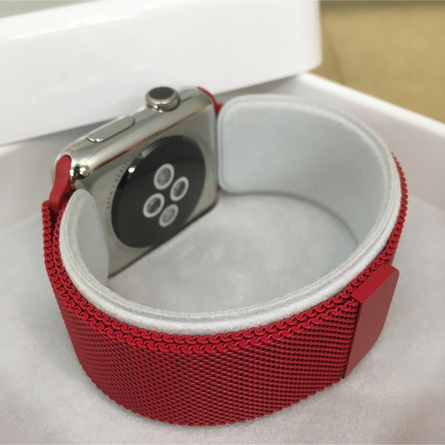 Apple Watch アップルウォッチ ステンレス シルバースマホ/家電/カメラ