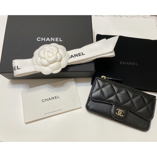 CHANEL シャネル マトラッセ ミニ財布 ブラック ココマーク 新品 未