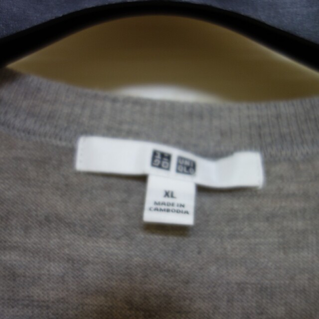 UNIQLO(ユニクロ)のUNIQLO　Vネックセーター レディースのトップス(ニット/セーター)の商品写真