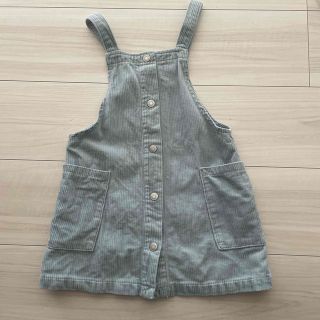 ザラキッズ(ZARA KIDS)のZARA kids ジャンスカ　水色(ワンピース)