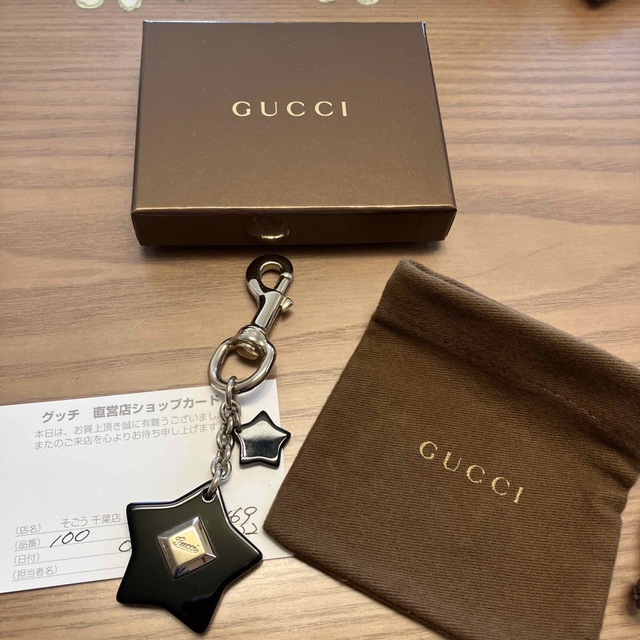 GUCCI ☆キーホルダー キーチャーム 箱 袋 ショップカード有