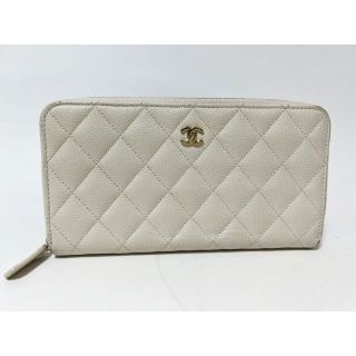 シャネル(CHANEL)のシャネル キャビアスキン マトラッセ ラウンドファスナー財布 長財布 31番(財布)