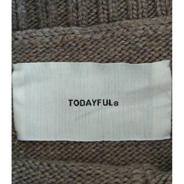TODAYFUL Layered Sleeve Knit グレージュ FREE 6