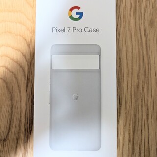 グーグルピクセル(Google Pixel)の【未開封】Pixel7Pro 純正ケース　ホワイト(Androidケース)