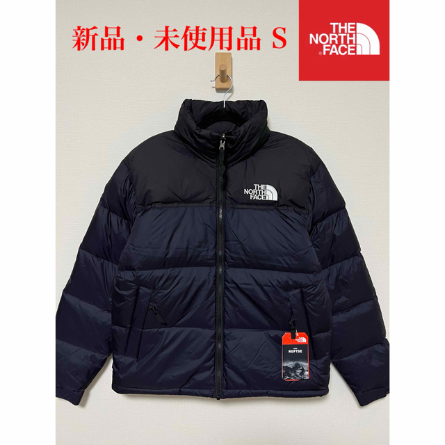 THE NORTH FACE(ザノースフェイス)の【新品】ザ ノースフェイス ヌプシ 1996 ダウン 700 濃紺×黒 S メンズのジャケット/アウター(ダウンジャケット)の商品写真