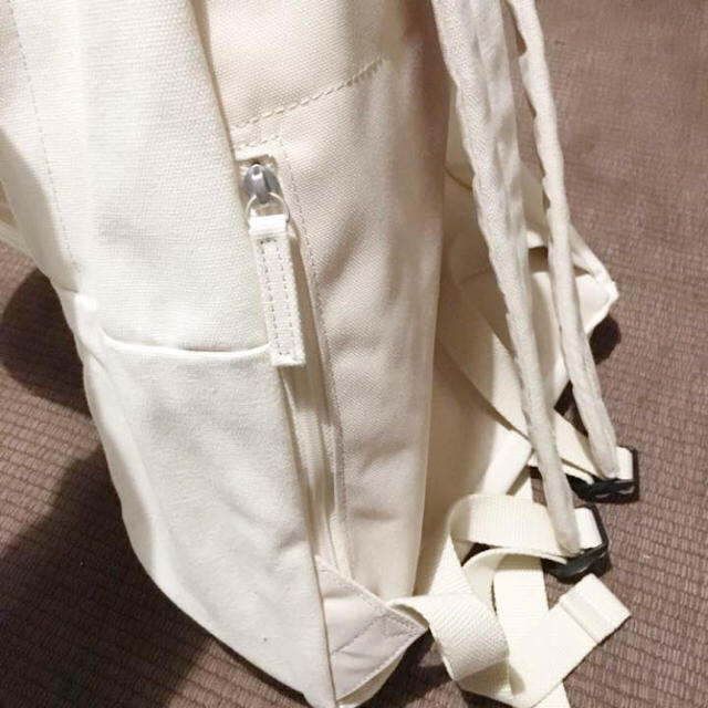 MUJI (無印良品)(ムジルシリョウヒン)の無印良品 撥水オーガニックコットン リュック レディースのバッグ(リュック/バックパック)の商品写真