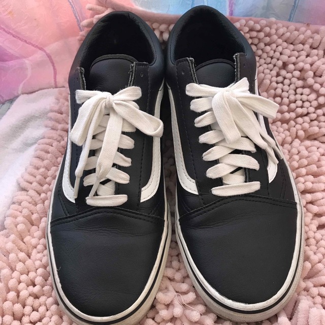 VANS OLD SKOOL ブラックレザー 29cm 【未使用】