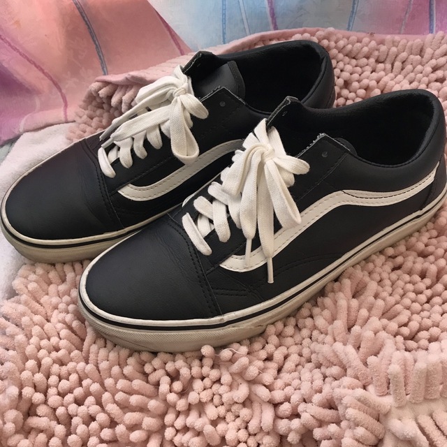 VANS OLD SKOOL ブラックレザー 29cm 【未使用】