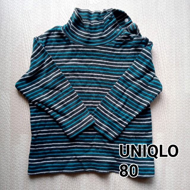 UNIQLO(ユニクロ)のユニクロ 80 タートルネック キッズ/ベビー/マタニティのベビー服(~85cm)(シャツ/カットソー)の商品写真