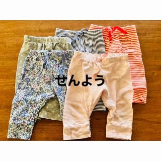 ギャップ(GAP)のbabygap ベビー ギャップ　女の子ズボン　パンツ　5枚　セット　0-3ヶ月(パンツ)