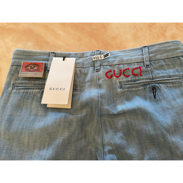 Gucci(グッチ)のGUCCI デニム風パンツ（24） レディースのパンツ(デニム/ジーンズ)の商品写真