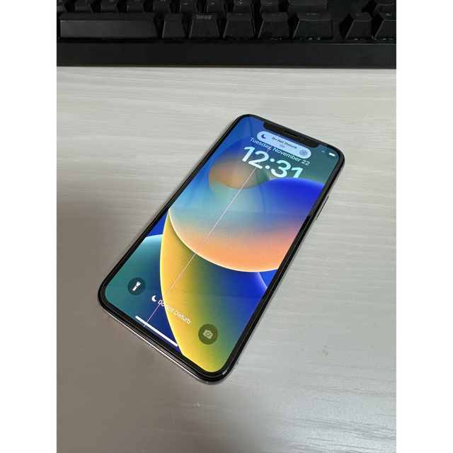 iPhone X 256GB silver - スマートフォン本体