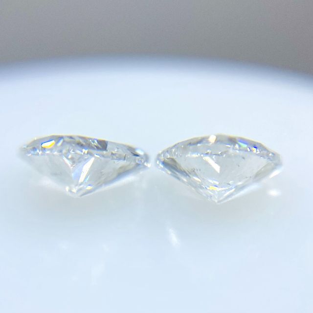 トリリアントカット！セット石！0.862ct/0.851ct/RT1659/CG レディースのアクセサリー(その他)の商品写真