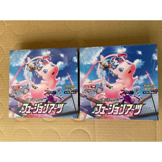 ポケモンカード　フュージョンアーツ　未開封　2BOX　シュリンク付