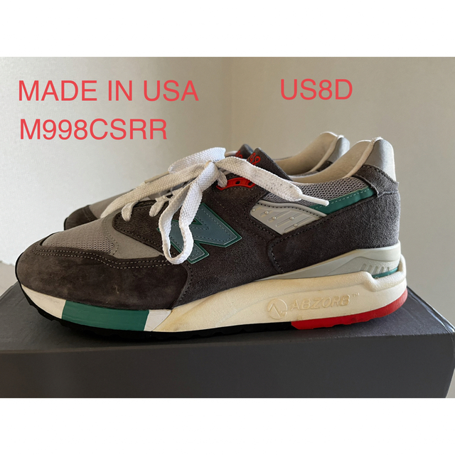 アメリカ製！NEW BALANCE M998CSRR kith 990 992