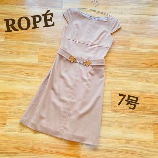 ロペ(ROPE’)のROPE☆美品☆ウール ワンピース(ひざ丈ワンピース)