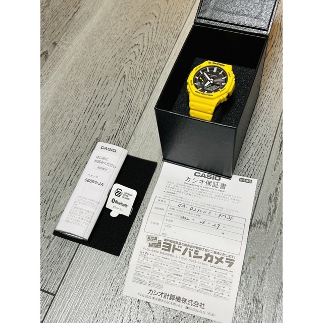 G-SHOCK(ジーショック)の新品 G-SHOCK タフソーラー イエロー GA-B2100C-9AJF メンズの時計(腕時計(アナログ))の商品写真