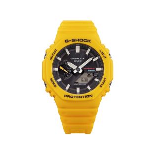 ジーショック(G-SHOCK)の新品 G-SHOCK タフソーラー イエロー GA-B2100C-9AJF(腕時計(アナログ))