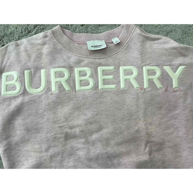 BURBERRY(バーバリー)のバーバリーチルドレン ロゴトレーナー 4Y キッズ/ベビー/マタニティのキッズ服女の子用(90cm~)(Tシャツ/カットソー)の商品写真