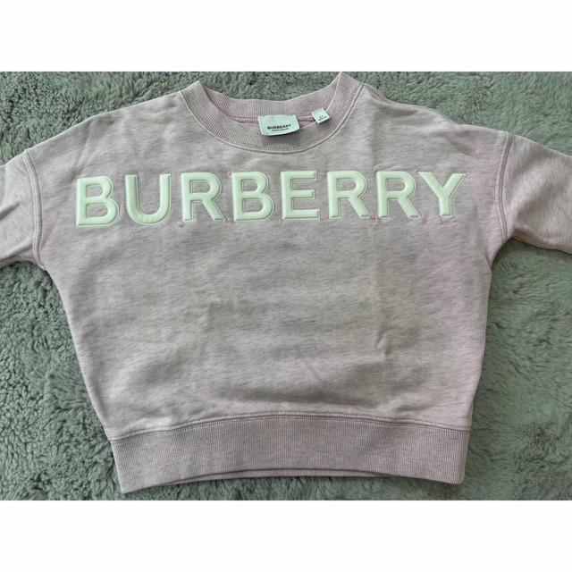 BURBERRY(バーバリー)のバーバリーチルドレン ロゴトレーナー 4Y キッズ/ベビー/マタニティのキッズ服女の子用(90cm~)(Tシャツ/カットソー)の商品写真