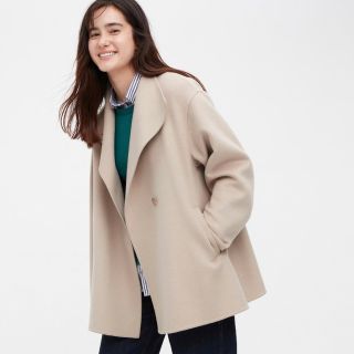 ユニクロ(UNIQLO)のダブルフェイスショートコート(その他)