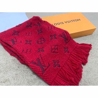 ヴィトン(LOUIS VUITTON) マフラー/ショール(レディース)(レッド/赤色 ...