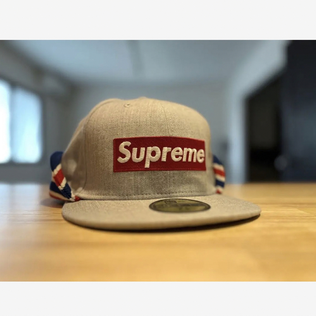 Supreme Knit Rib Box Logo New Era 7 5/8キャップ