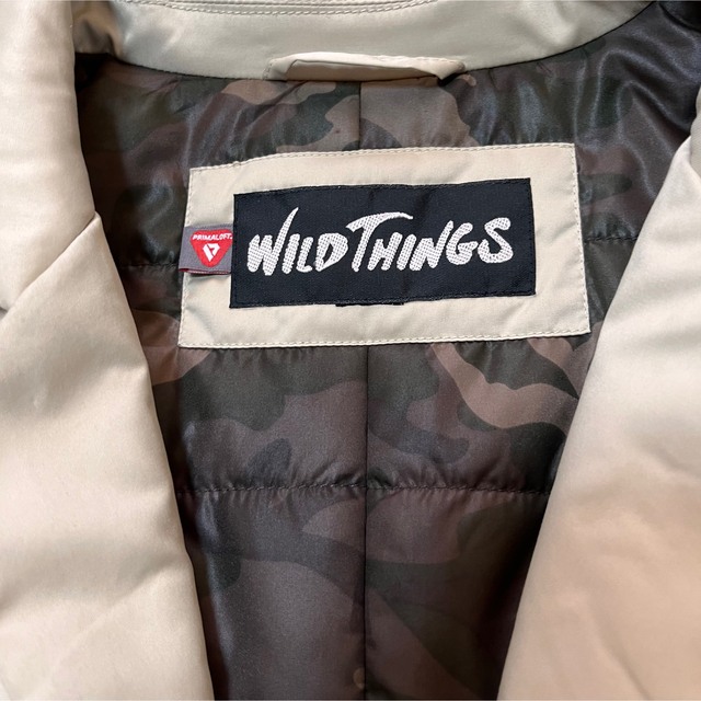 WILDTHINGS(ワイルドシングス)のWILD THINGS　ワイルドシングス プリマロフト 中綿 カモ チェスター メンズのジャケット/アウター(ダウンジャケット)の商品写真