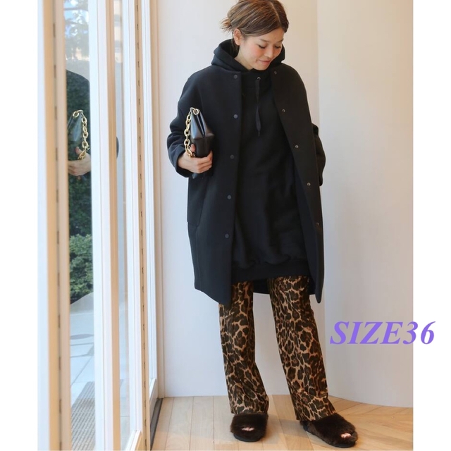 Deuxieme Classe leopard easy パンツ36 Deuxieme Classe leopard easy パンツ36