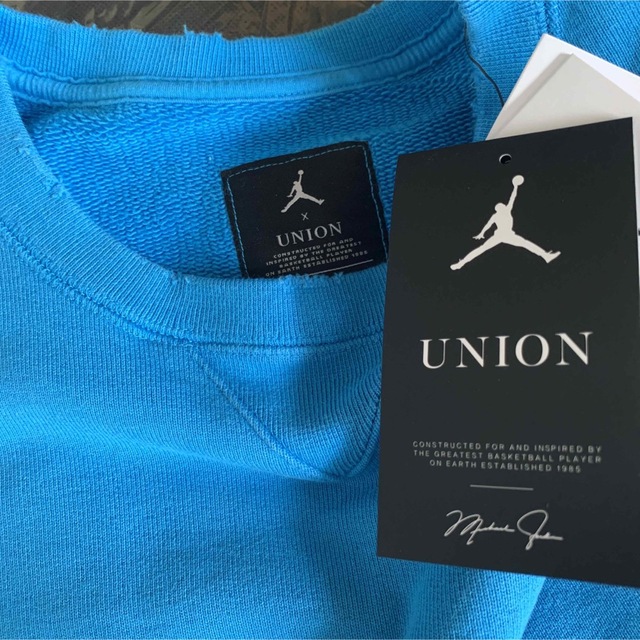 NIKE(ナイキ)の新品/正規品 ユニオン UNION x JORDAN フリース プルオーバー メンズのトップス(スウェット)の商品写真