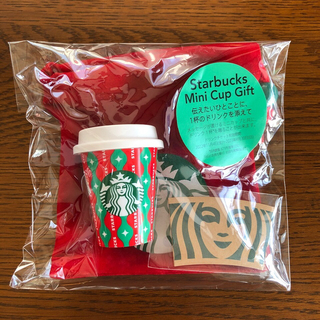 スターバックスコーヒー(Starbucks Coffee)のホリデー2022ミニカップギフトRED CUP(小物入れ)
