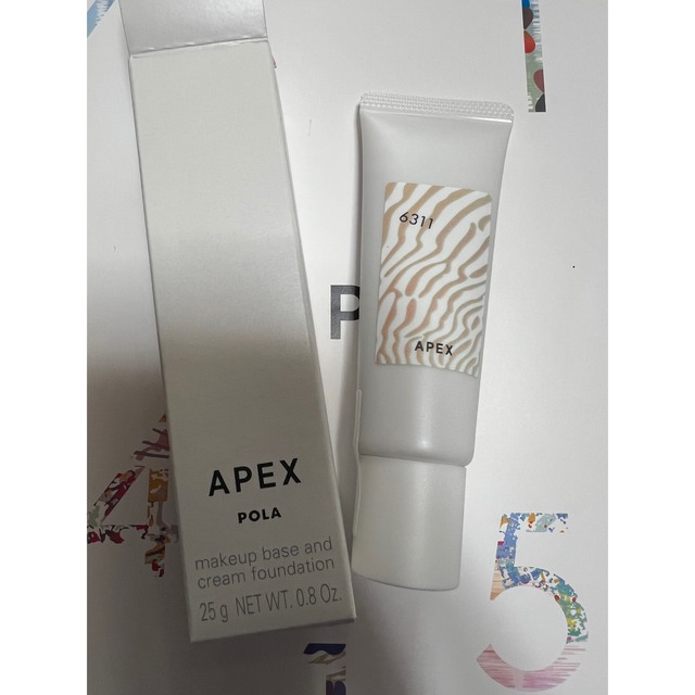 薄づきでもカバー力は高いですPOLA APEX COLOR CREAM A