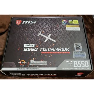 MSI MAG B550 TOMAHAWK AM4 AMD Ryzen ATX(PCパーツ)